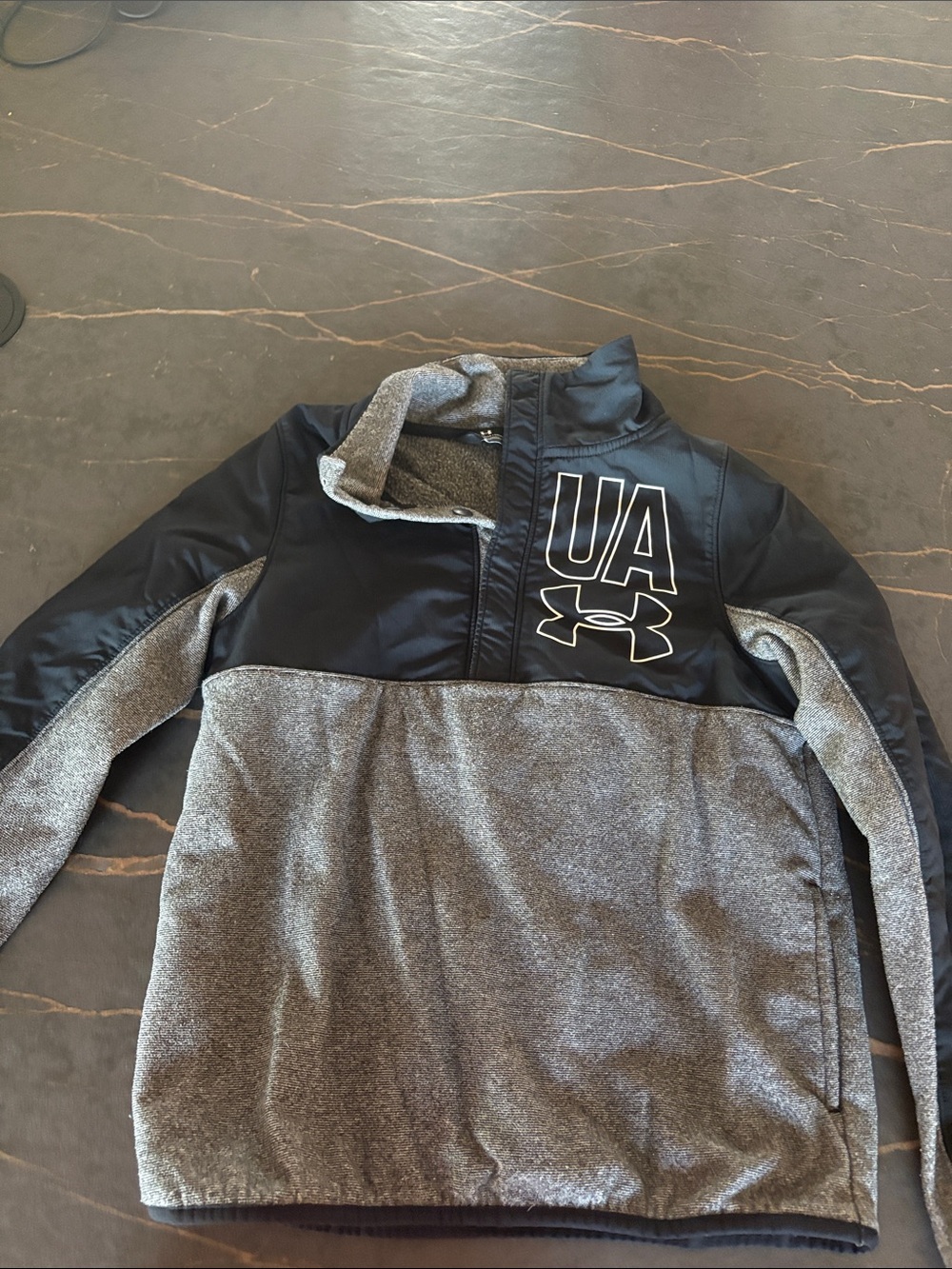 boys under armour collared jacket